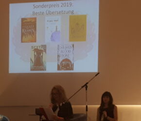 Shortlist "Beste deutschsprachige Übersetzung"